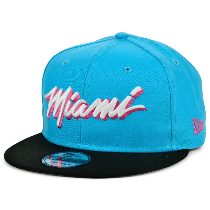 Miami Heat NBA CITY BEACH 9FIFTY SNAPBACK BLEU/NOIR