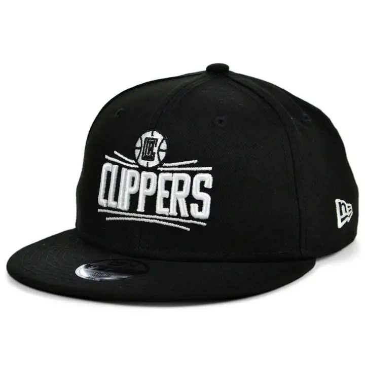 Casquette snapback Los Angeles Clippers NBA YTH noire et blanche 9FIFTY