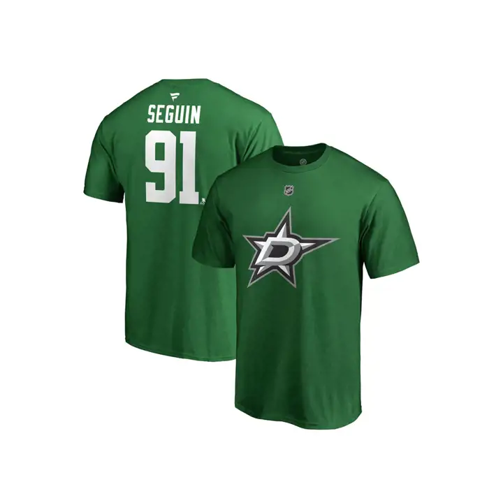 T-shirt authentique des Stars de Dallas LNH N&N Tyler Seguin GR