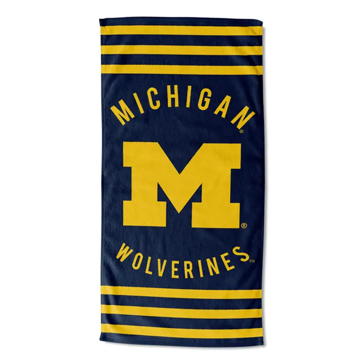 Serviette de plage Michigan Wolverines 30X60