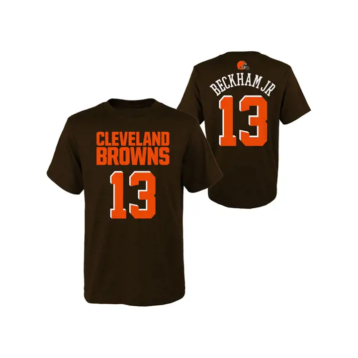 T-shirt Cleveland Browns NFL Youth Mainliner Joueur Odell Beckha