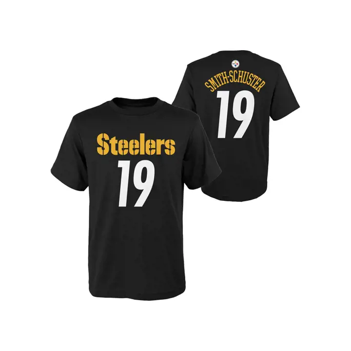 T-shirt enfant Pittsburgh Steelers NFL Mainliner Joueur Juju Smit