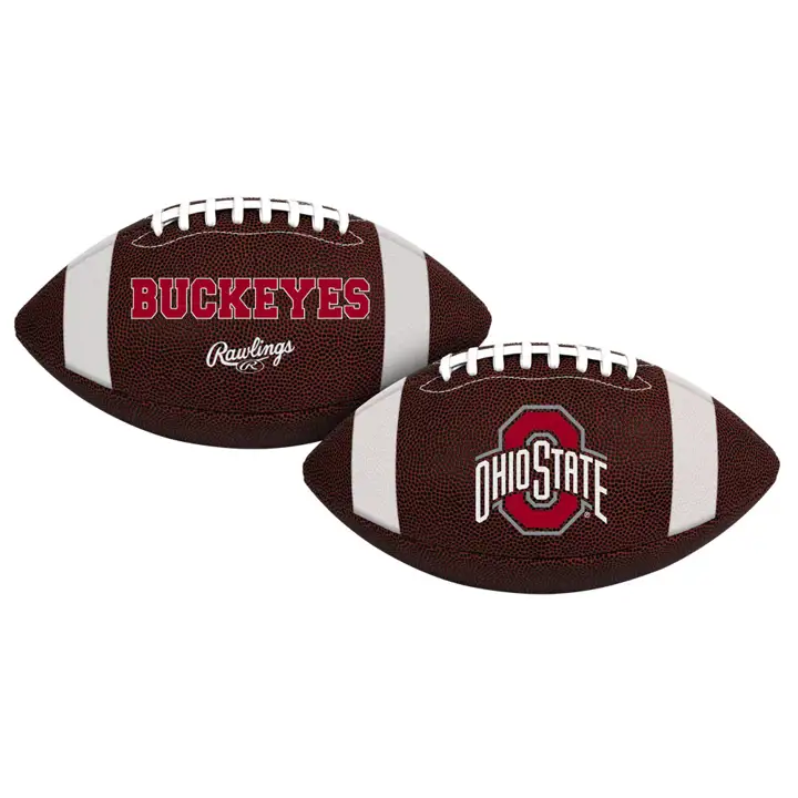 Ballon de football américain junior Ohio State Buckeyes Air-It-Out marron