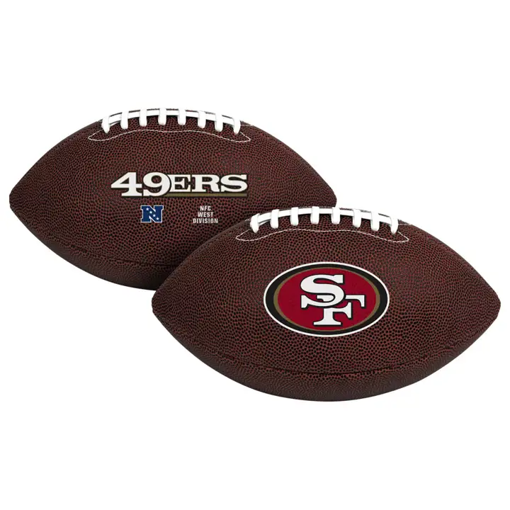 Ballon de football San Francisco 49ers Air-It-Out, taille junior, marron