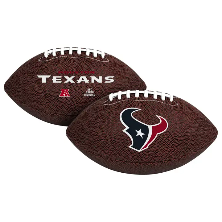 Ballon de football pour jeunes Houston Texans Air-It-Out, taille junior, marron