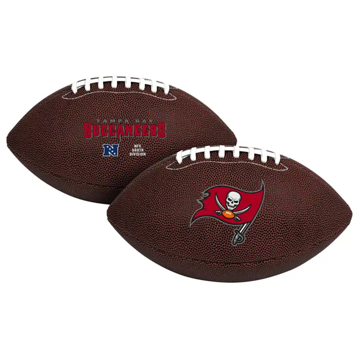 Tampa Bay Buccaneers Ballon de football américain Air-It-Out taille junior marron