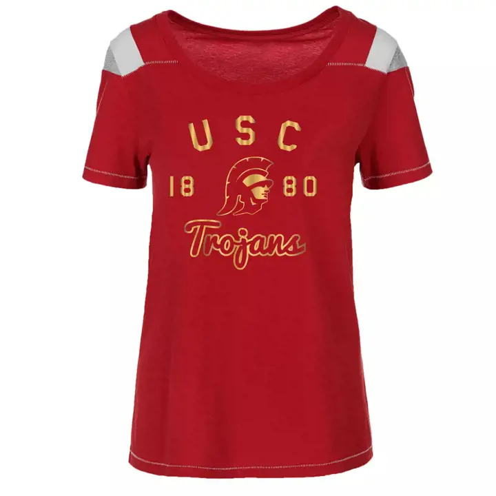 T-shirt femme USC NCAA Evita 19 rouge