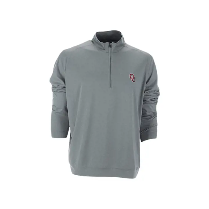 Haut de survêtement Oklahoma Sooners NCAA Johnnie O Flex 1/4 Zip gris