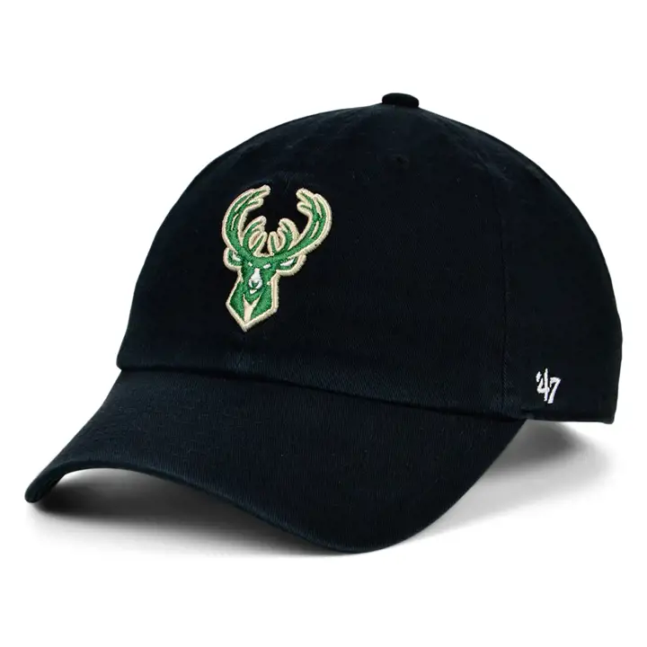 Casquette Milwaukee Bucks NBA '47 Clean Up BLK