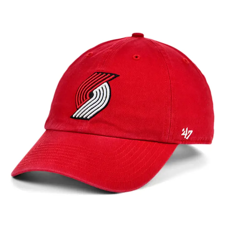 Portland Trail Blazers NBA Casquette '47 Clean Up ROUGE