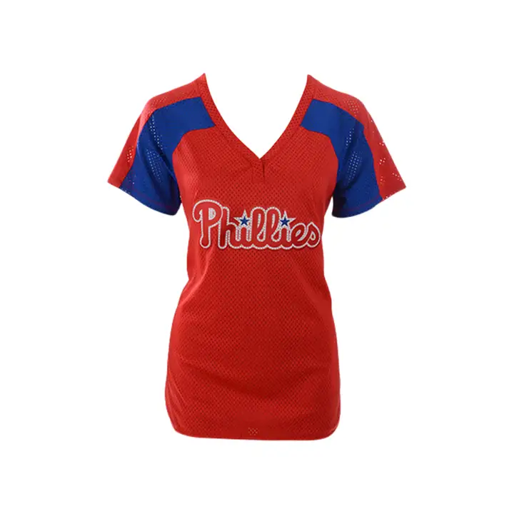 T-shirt Diva Femme MLB Philadelphia Phillies 20 rouge