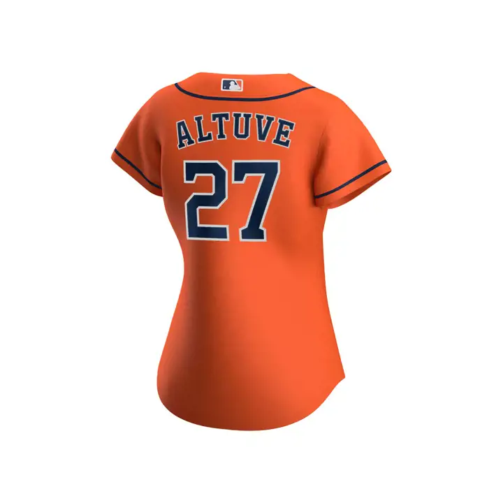 Maillot de baseball officiel réplique pour femme Astros MLB Jose Altuv