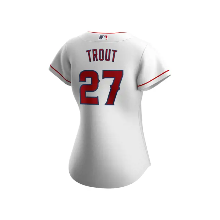 Maillot Replica Officiel Joueur MLB Angels Femme Mike Trout