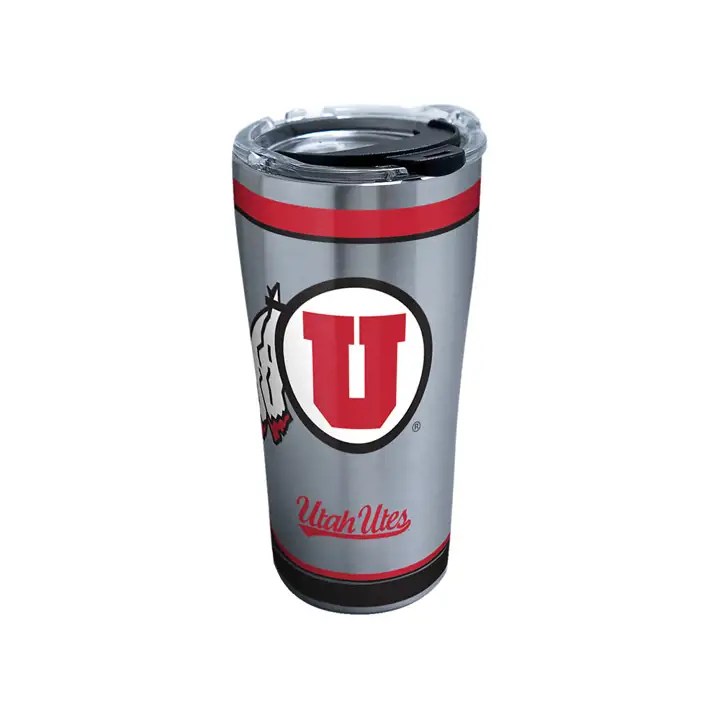 UTAH 20oz NCAA Tradition Acier Inoxydable ARGE