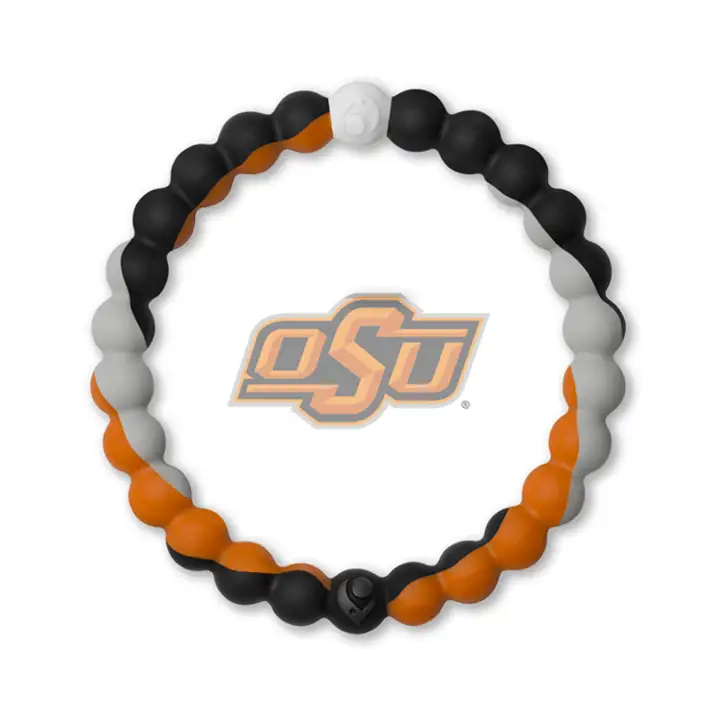 Bracelet Lokai Oklahoma State Cowboys orange/noir/blanc