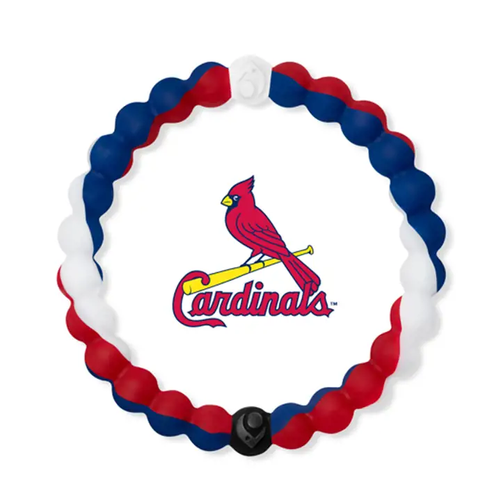 Bracelet Lokai des Cardinals de St. Louis rouge/bleu/blanc