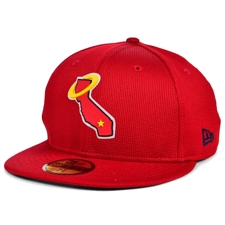 Anaheim Angels 2021 MLB Clubhouse 59FIFTY ROUGE