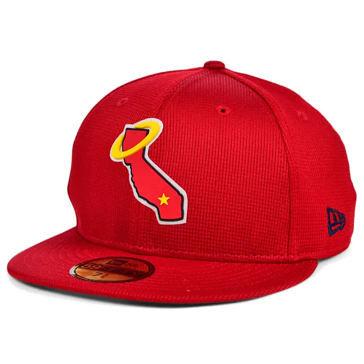 Casquette enfant Anaheim Angels 2021 MLB Clubhouse Kids 59FIFTY ROUGE