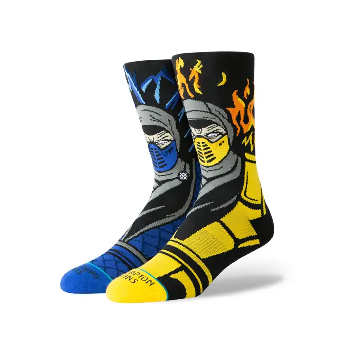 Stance Sub Zero vs Scorpion Crew Sock noir