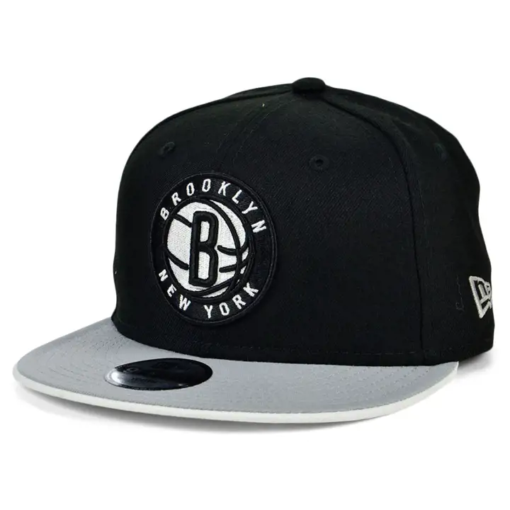 Casquette snapback pour jeune BROOKLYN NETS NBA COLOR FLIP noir/gris