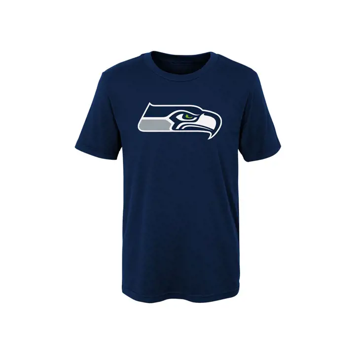 T-shirt SEAHAWKS NFL enfant à logo principal marine