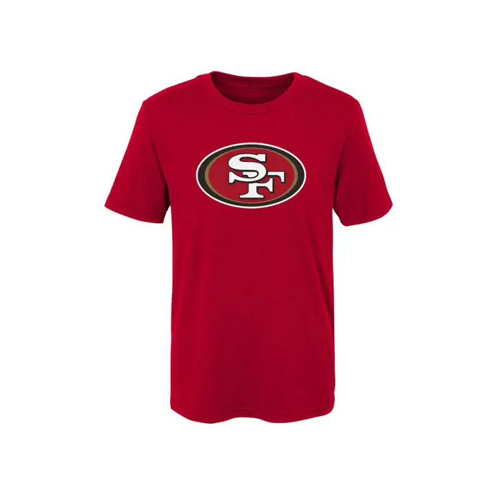 T-shirt rouge NFL enfant 49ERS logo principal