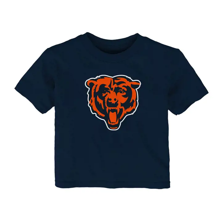 T-shirt BEARS NFL nourrisson, logo principal, 22 marine