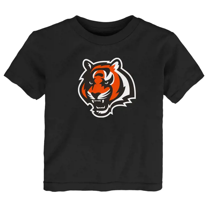 T-shirt à logo primaire NFL BENGALS pour tout-petit 22 ans, noir