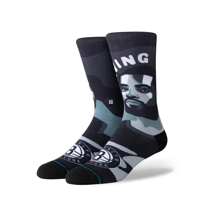 Brooklyn Nets NBA Mosaic Chaussette noire Irving