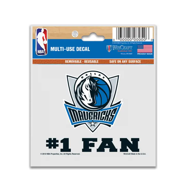 DALLAS MAVERICKS Autocollant Ultra #1 Fan