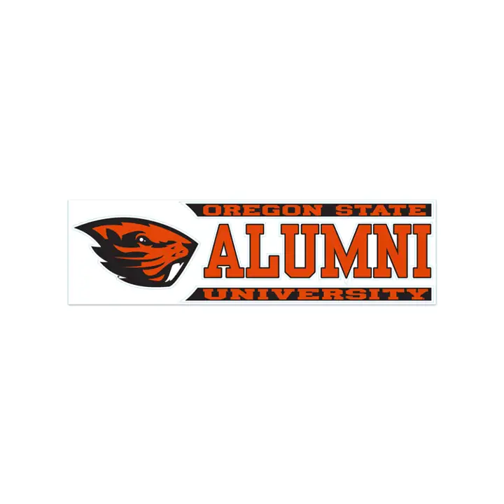 Oregon St Die Cut Decal 3x10 ast