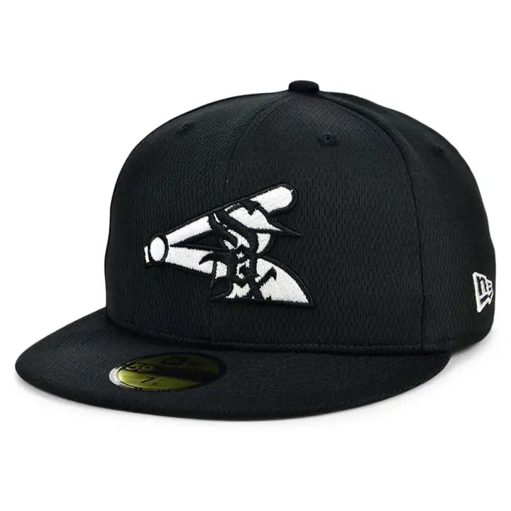 Chicago White Sox MLB Batte Practise 59FIFTY NOIR 2021