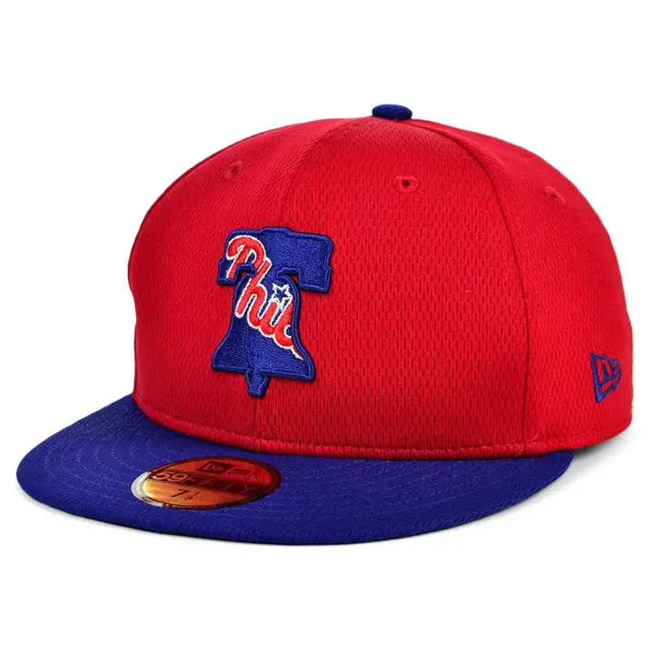 Philadelphia Phillies 2021 MLB Entraînement au bâton 59FIFTY ROUGE/