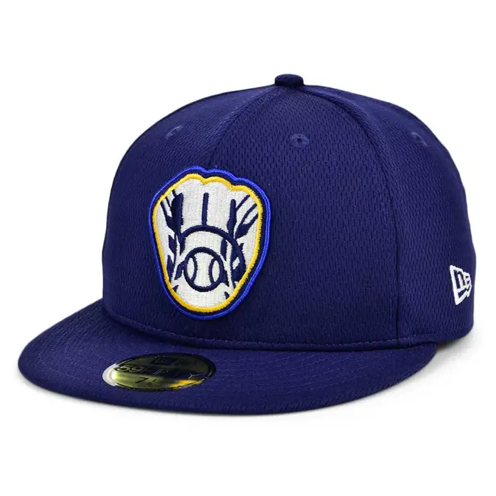 Milwaukee Brewers 2021 MLB Batting Practice Kids 59FIFTY LTN