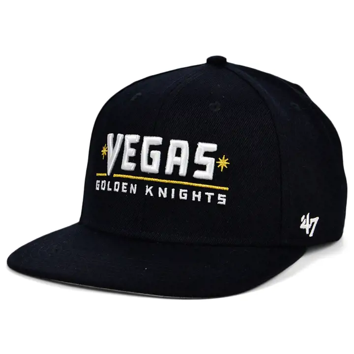 "Casquette Golden Kni NHL sans shot \"Golden Knights\" noir"