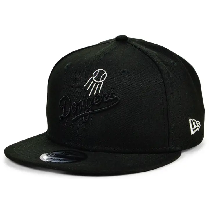 LOS ANGELES DODGERS MLB LOGO ELEMENTS CASQUETTE 9FIFTY Noire