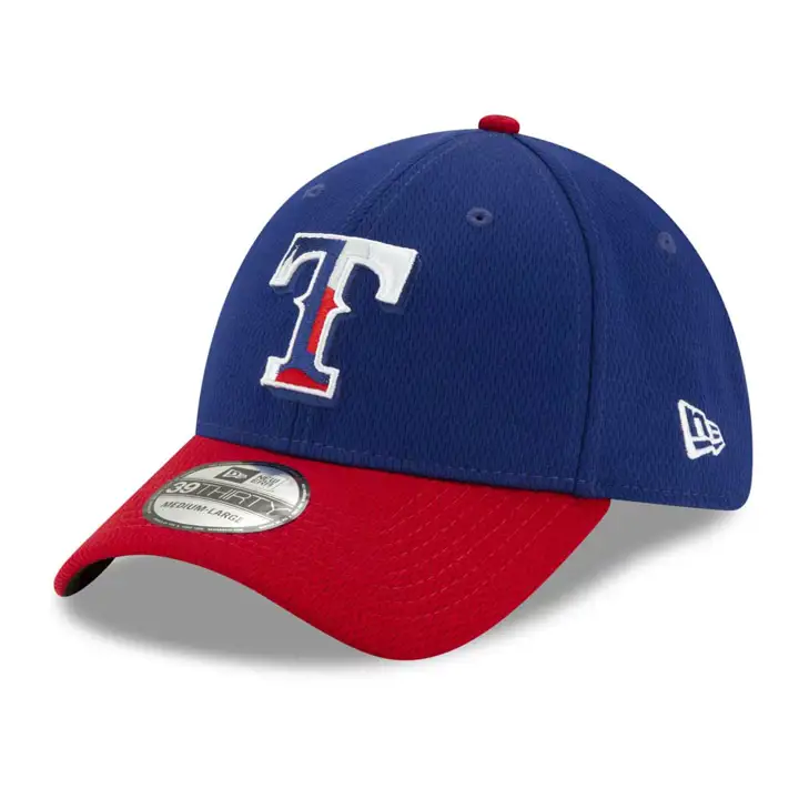 Texas Rangers 2021 MLB Entraînement au bâton 39THIRTY bleu marine/rouge