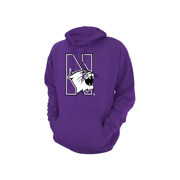 Sweat à Capuche Grand Logo Imprimé Northwestern Wildcats NCAA