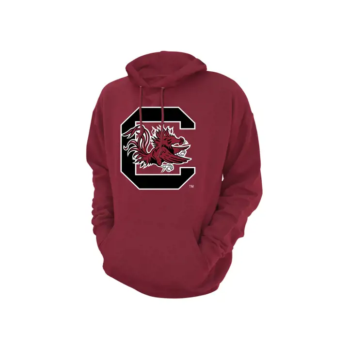 South Carolina Gamecocks NCAA Pull à Capuche Molletonné Grand Logo Imprimé
