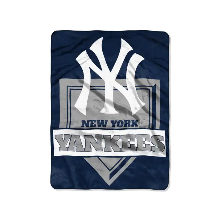 Jeté Raschel Yankees 60x80-Plaque de base AST