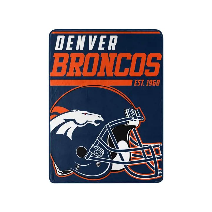 BRONCOS NFL Micro Raschel 46x60 - Course de 40 yards AST