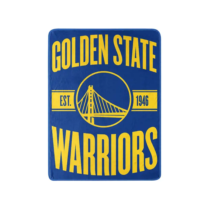 WARRIORS NBA Micro Raschel 46x60 - Liquidation Ast