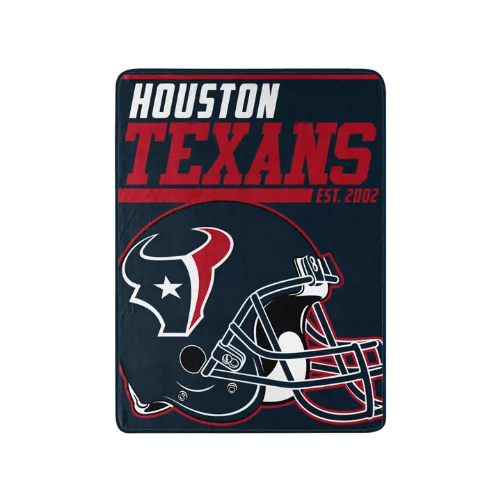 Texans NFL Micro Raschel 46x60 - 40 Yard Dash Ast