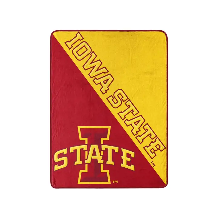 Iowa State COL Micro Raschel 46x60 - Halftone Ast