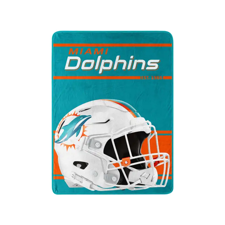DOLPHINS NFL Micro Raschel 46x60 - COURSE Ast