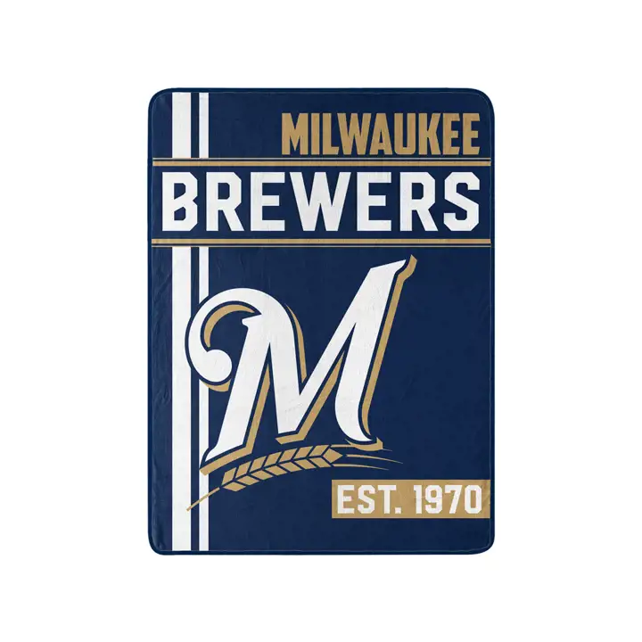 BREWERS MLB Micro Raschel 46x60 - Victoire à l'arraché