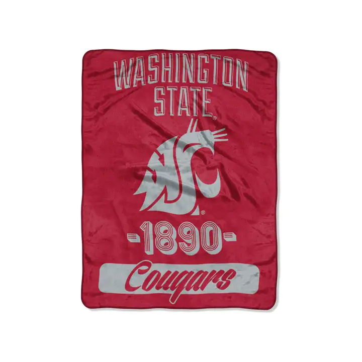 Couverture micro-raschel 117x152 cm Washington State COL – Varsity Ast