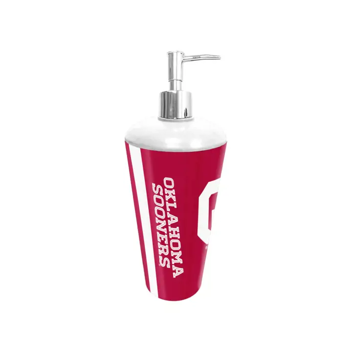 Distributeur de savon/lotion pour salle de bain Oklahoma Sooners