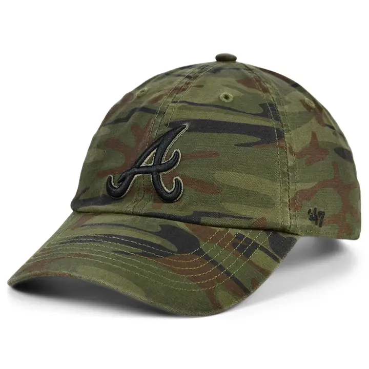 Casquette ATLANTA BRAVES MLB Regiment 47 Clean Up WOODLAND