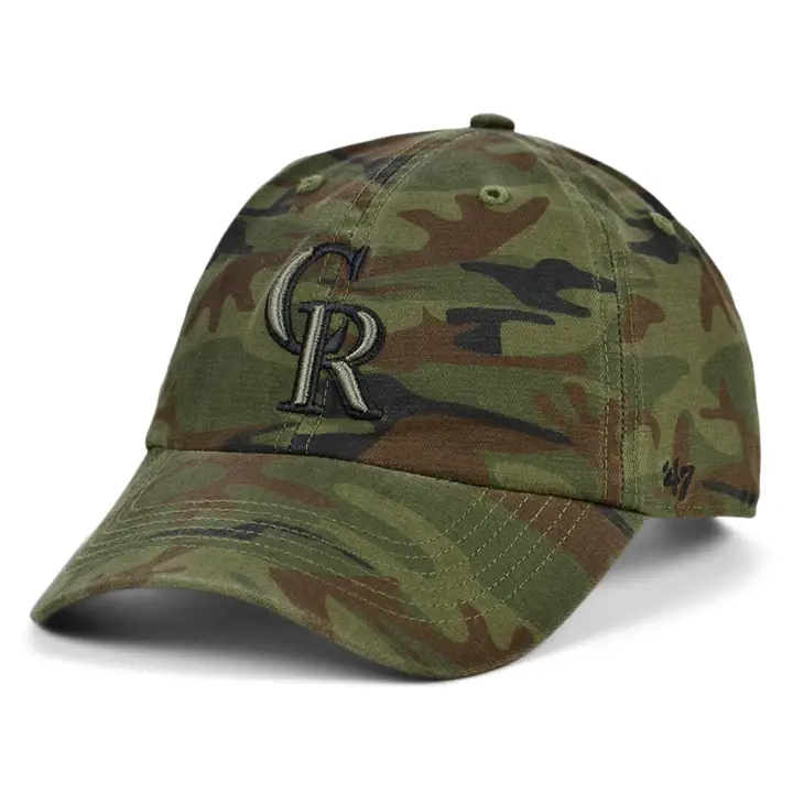 COLORADO ROCKIES MLB Régiment 47 Clean Up CAMOUFLAGE